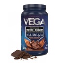 Vega Sport Vegan Protein Powder + Recovery - 30g Plant Based Protein per Serving, Chocolate, 19 Servings, 5g BCAA, Probiotika, NSF Certified, For Shakes & Smoothies, 1.8lbs (Balení květen Vary)