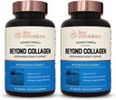 Live Conscious Beyond Collagen Multi Collagen Kapsle - Typy I, II, III, V & X IR 124; Hydrolyzované míchání s Biotin & Vitamin C pro vlasy, kůže, nehty 90 Kapsle (2-Pack)
