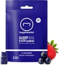 SugarBearPro Sleep Gummy 14 Day Supply, Extra Strength Melatonin 6mg, pro muže a ženy, Vegan Vitamin B6, L- Theanin, 5 HTP, Valerian, Sleep Aid pro dospělé a dospívající, Certified Kosher