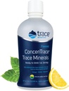 Stopy Minerály ConcenTrace - Liquid Mineral Supplement with Magnesium & Vitamin C - Dietní dodatek s Bílým hroznem & Lemon Juice - Natural Lemon Lime Flavor, 30 fl oz (30 Servings)
