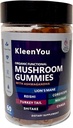 Lion 's Mane & Ashwagandha Dodatek Gummies - Komplexní Houbový dodatek pro Cognitive & Imunitation Support, Vegan Blend s Reishi, Cordyceps - Low Carb, 60 Organic Houbový Gummies