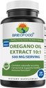 Briofood Oregano Oil 10: 1 Extrakt 500 mg na jedno podání - Obsahuje přirozeně ocuring karvacol - Zdravá imunitní funkce - 180 Softgels