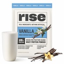 Rise Grass- Fed syrovátkový prášek - Vanilla current 124; 25g protein bez umělých příchutí, barev nebo konzervačních přísad - Cukr zdarma, gluten- zdarma, Soy zdarma (Single Serving, 1 Pack)