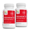 Terryho přirozeně sakontrální D - B-Complex & Folate Supplementary - Podpora metabolismu sacharidů - Vitamin & Minerální dodatek se zinkem & chromem - 60 Kapsle (Balení po 2)