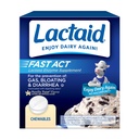 Lactaid Fast Act Intolerance laktózy Relief Chewables with Natural Lactase Enzyme to Prevent Gas, Bloating & Diarrhea Due to Lactosa Sensitivity, On- theGone, Vanilla Twist Flavor, 60 x 1 ct