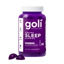 Goli Dreamy Sleep Gummy - 60 Počet - Melatonin, vitamín D, hořčík, a Lemon Balm Extract - Gelatin- Free, gluten- Free, Vegan & Non- GMO