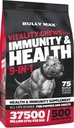 Bully Max Dog Chews & Multivitamin léčby pro štěňata a dospělé psy - 75 měkkých Chews, Dog doplňky & Vitamíny pro všechny pleti - kůže, kabát, mozek, srdce, stravitelné zdraví, imunita, společná podpora