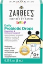 Zarbee 's Baby Probiotic Drops, Denní stravovací + Imunitní podpora, novorozenci & Up, 0.27 Fl Oz