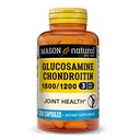 MASON NATURAL Glucosamine Chondroitin 1500 / 1200 s vitaminem C, podporuje společné zdraví pro normální flexibilitu a mobilitu *, 280 Kapsle, 3 měsíční zásobování