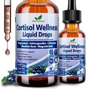 Cortisol doplňky pro ženy a muže, 17- in-1 Cortisol Reducer Detox Manager w. Magnesium Glycinate Ashwagandha, L-Theanine, Fosfatidylserine, Hormon Balanced pro ženy, Recess Mood Focus, Sleep