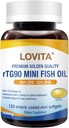 Lovita rTG 90 Mini rybí olej, 2000mg denně 124; High Absorption rTG Form, 90% Omega-3 Př