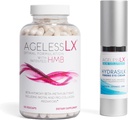 AgelessLX Přídavná kapsle pro ženy s HMB Hydrasilk Eye Cream Bundle