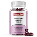 L Glutamin 1000mg Gummies - Muscle Relief & Imunitation Supplement, Amino Acid Supplement with Magnesium Glycinate, Vegan & Non- GMO, Gluten Free (60 Počet)