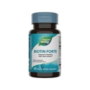 Nature 's Way Biotin Forte, podporuje zdravé vlasy, kůže a nehty *, 3000 mcg Biotin per Serving, se zinkem, vitamin C, B-Vitamíny, 60 Tablety (Balení květen Vary)