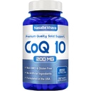 CoQ10 200mg Kapsle 124; Vegan Friendly Coenzym Q10 200mg z Easy Absorption Ubiquinone Supplementary for Skin Heart and Energy Support 124; Made in USA in cGMP facilities (200 Servings)