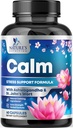 Přírodní klid, Unwind & Relax Support - Ashwagandha, GABA, Magnesium, L-Theanine & More - Přírodní soustředění, Energie a imunitní podpora - Nature 's Non- GMO, Vegan, Gluten Free, Lahve v USA - 120 Kapsle