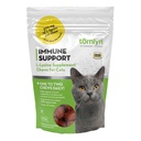 Tomlyn Imunitate Support Daily L- Lysin dodatek, Fish- ochucené lysinové žvýkání pro kočky a koťata, 30ct