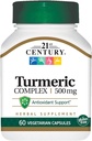 Turmerický komplex 21. století 500 mg - 60 Vegetariánských tobolek, balení po 4 ks