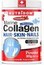 Nutridom Hydrolyzované Marine Kolagen Peptides Powder, Wild- Casted from Nova- Scotia, Podporuje vlasy, kůže a nehty, Non- GMO, bez gluten, Soy & Dairy (303 g)