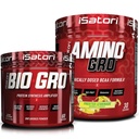 iSatori Bio- GRO protein Syntéza Zesilovač - Neochucené (60 Služeb) & iSatori Amino- GRO BCAA Powder - Lemonade Lemonade (30 Služeb)
