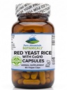 Čistá horská botanika červená kvasinková rýže s CoQ10 90 Kosher Vegan kapsle Nyní s 600mg Organic Red Rice Yeast Plus Co Q 10