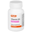 Rugby Vitamin D3, 25 mcg (1000 IU) - dodatek stravy - 100 tablet (1 balení)