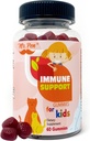 Pen Elderberry Vitamin C Zinkové gumy pro děti 124; 60 Počet 124; 2 Měsíční zásoba 124; 4 + Roky, Imunitní podpůrná gumy, Nízký cukr, Non- GMO, Vegan, Gluten Free, Pectin Chews