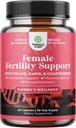 Doplněk plodnosti pro ženy s Prenatal Multivitamins - Žena Podpora plodnosti s Prenatal Cholin Inositol Folate Chasteberry a CoQ10 Směs pro ženy podporovat rychlejší početí