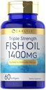 Carlyle Triple Strength Omega 3 Fish Oil Oil 124; 1400mg Oil 124; 60 Softgels Omega 124; Non- GMO, gluten zdarma dodatek