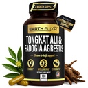 Země Elixir Fadogia Agrestis & Tongkat Ali pro muže a ženy - Přírodní Testosteron dodatek pro muže - Vyrobeno v USA a třetí strana Testováno - Síla, energie a vitalita - Longjack - 3 měsíce dodávky