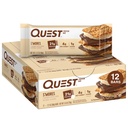 Quest Nutrition S 'mores Protein Bars, 21g Protein, 1g Cukr, 4g Net Carb, Gluten Free, Keto Friendly, 12 Počet