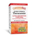 Přírodní faktory, CurcuminRich Double Strength Theracurmin, 60 mg, pouhý 1 tobolka denně, vhodný pro vyšší absorpci, 60 Počet (balení po 1)