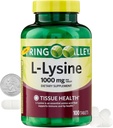 L- lysin 1000mg Amin Acid Llysin L lysin Lysin doplněk Lysin imunitní podpora 100 Tablet