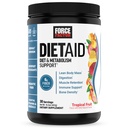 Force faktor Diet Aid Powder, Metabolismus Booster & Diet Support Supplementary for Lean Body Mass with 15x Více Absorbovatelný chrom, Osvěžující & Delicious, Tropické ovoce, 30 Služeb