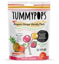 USDA Organic Tummypops Ginger Variety Pack (Ananas, Broskve, & Jahody)