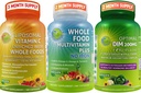 SUMPLEMENTS STUDIO Vegan Imunní, Energy & Hormon Support Bundle for Men and Women - Vegan Whole Food Multivitamin Without Iron + Liposomal Vitamin C 1500mg + Optimal DIM 200mg with BioPerine ®