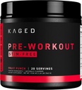 Kaged stimulant zdarma Pre Workout Powder Fruit Punch Pre- Kaged vystavený s Creatine, Beta Alanine No Jitters 20 Služeb