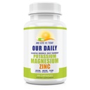 Magnesium Draslík Doplňky W Zinek - 90 Kapsle 400MG Magnesium, 450MG Draslík, 50MG Zinek pro Cévní zdraví - Vysoký absorpční vegan pro křeče a spánek