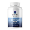 DR. EMIL NITRITION 200 MG 5-HTP Plus se SAM- e pro nálady, stres a spánek - 5HTP dodatek s vitamínem B6-120 Veganské kapsle, 60 Služeb