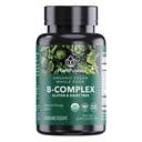 PlantFusion Organic Vitamin B- Complex, Vegan celý doplněk stravy pro energii a metabolismus, Methylovaný B12, Guava, Lemon & Basil, Non- GMO, Gluten- Free - 30 Kapsle