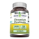 Amazing Appendias Chromium Picolinate Supplementary 124; 200 Mcg Per Serving Appendation 124; Tablety Crandox 124; Non- GMO Crandox 124; Gluten Free Crandox 124; Made in USA (120 Count)