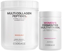 Codeage - Multikolagenový protein + Dámské denní multivitaminové pouzdro