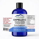 Expello-C - Ultimate Cellular Detox - Cleanse and Detox - Echinacea, Goldenseal & Red Clover dodatek - Alcohol- Free Liquid Játra Cleanse, Ledviny Cleanse and System Booster, 16 Fl Oz.