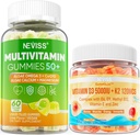 NEVISS Bundle - Ženy a muži 50 + Multivitamin 1 balení + D3 5000IU K2 120mcg