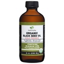 Organic Black Seed Oil - USDA Certified Cold Pressed Glass Bottle over 1.5% Thymoquinone 3X force Turkian Black Cumin Nigella Sativa non-GMO 100% Pure Blackseed Oil (8oz Glass Bottle)