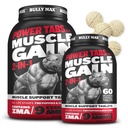 Bully Max 2-in-1 Muscle Builder Chewable Tablety pro štěňata a dospělé psy - Dog Vitamíny a doplňky pro svalovinu a růst - Psí štěně Multivitamíny pro všechny Breeds & Ages - 60 Tabs (2 láhve)