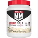 Muscle Milk Genuine Protein Powder, Vanilla Crème, 1.93 Pounds, 12 Servings, 32g Protein, 2g Cukr, vápník, vitaminy A, C & D, NSF Certified for Sport, Energizing Snack, Balení May Vars