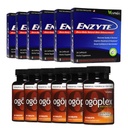Enzyte & Ogoplex Bundle 124; Přirozená mužská vitalita + Prostate & Močová podpora zdraví - 6- Balení každé Bundle