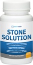 Kamenné roztoky Kapsle - Přírodní dissolver, Ledviny Stone Support & Ledviny Cleanser, 60 Servings + Bio Fiber, Ledviny Cleanse Detox & Opravy - Restorative Ledviny Support & Ledviny Dodatek, 2.5LBS