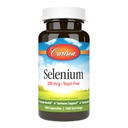 Carlson - Selen, 200 mcg Yeast- Free, Prostate Health & Imunitní podpora, Antioxidant, 180 tobolek